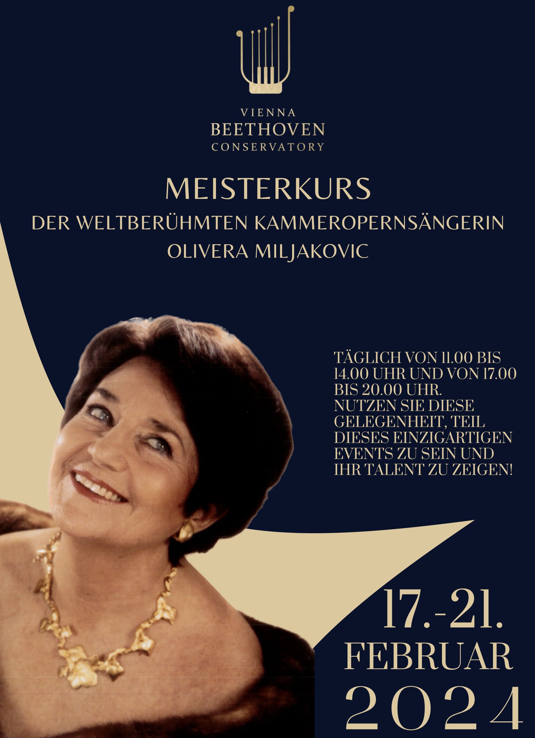 Meisterklasse mit Olivera Miljakovic Poster