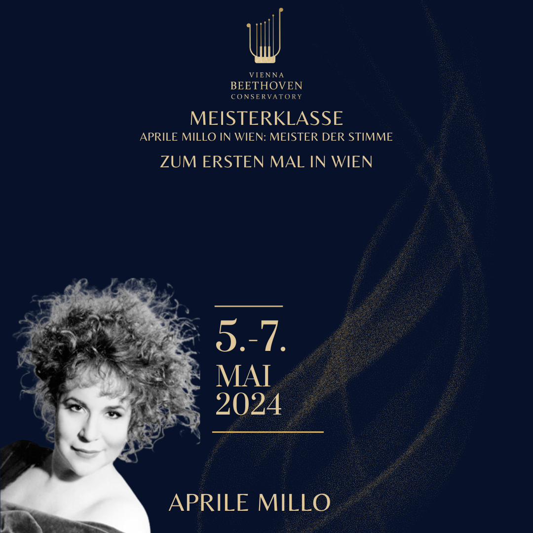 Meisterklasse "Aprile Millo in Wien: Meister der Stimme" Poster